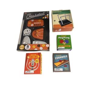 Desktop Games‎ Basketball, Newton's Cradle, Ping Pong, Skee-Ball, Cornhole